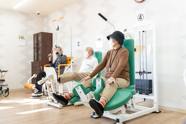 機能訓練機器の様子