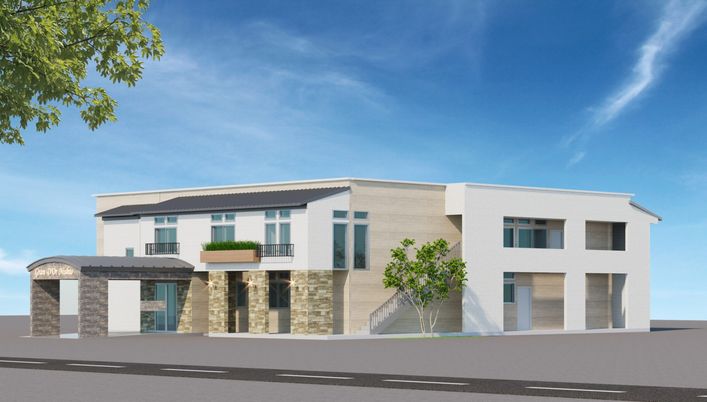 心安らぐ施設の外観