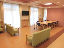 明るい共有スペース