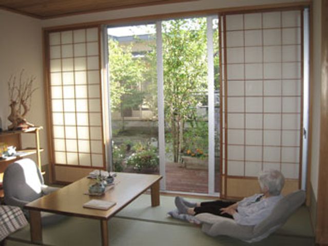 自然光が入る和室