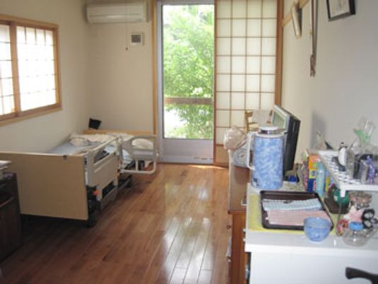 自然光が入る居室