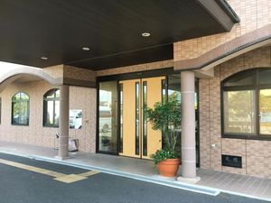 明るいエントランス  