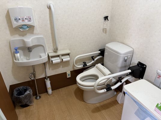 バリアフリーのトイレ