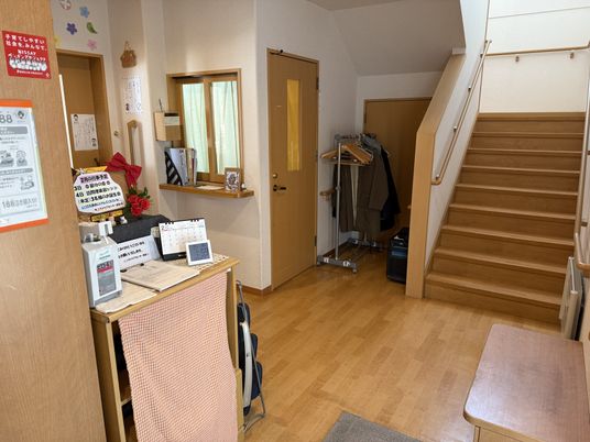 階段と共用スペース