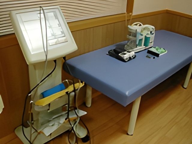 機能訓練室の設備 機能訓練室 機能訓練用の設備が整った部屋です。お年寄りのリハビリをサポートする環境が整っています。