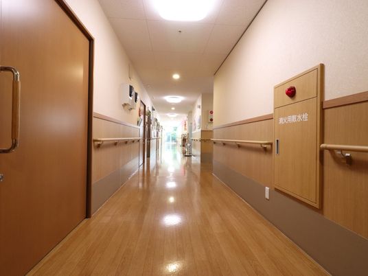 清潔な廊下の様子