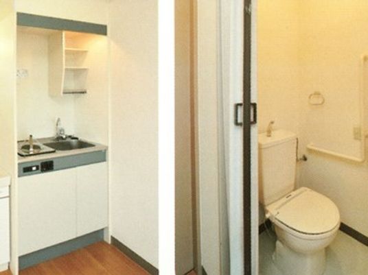 キッチンとトイレの併設
