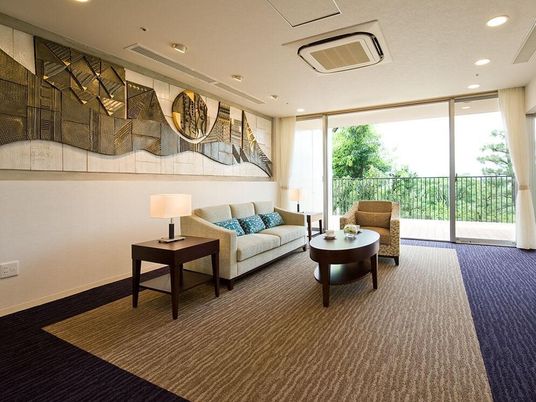 洗練された居室の一角