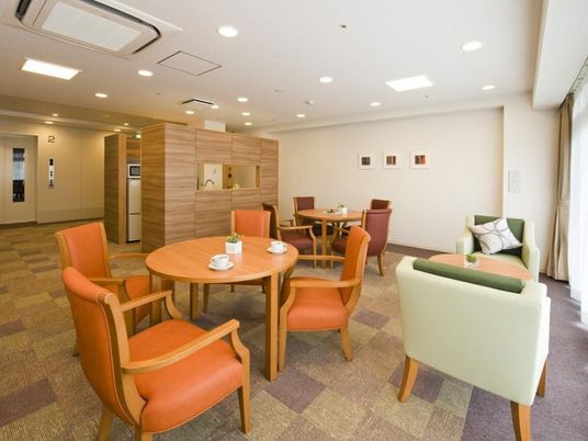 落ち着いた共有スペース