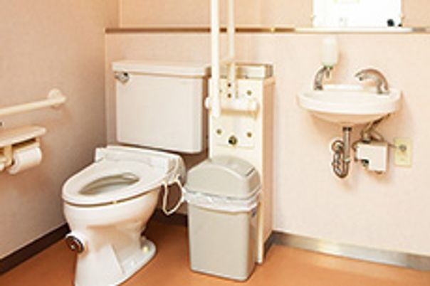 安全な設備のトイレ