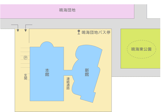 施設近辺の地図