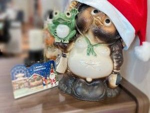 クリスマス飾りの置物  
