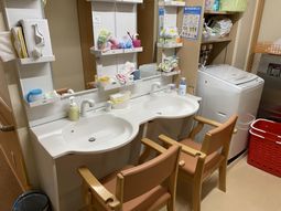 手入れされた洗面台