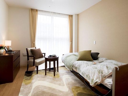 温かみのある居室風景