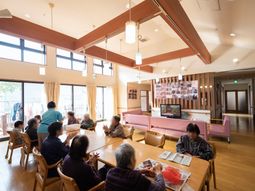 共有スペースでの憩いの時間