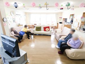 リラックスできるラウンジ