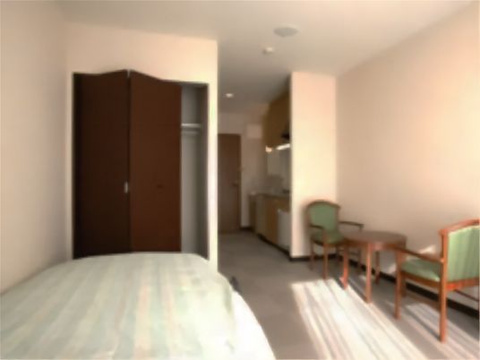 ゆったりした居室の様子