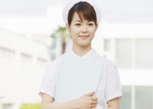 明るい表情のスタッフ