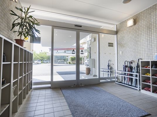 広々としたエントランス