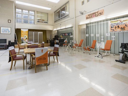 リハビリ用の広いスペース