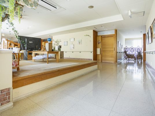 広々とした廊下