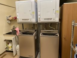 清潔な洗濯設備