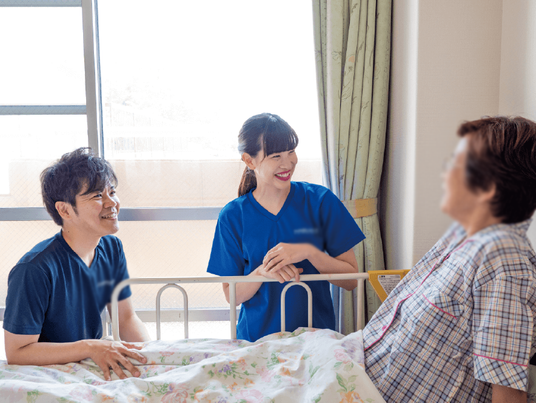 優しい看護の様子