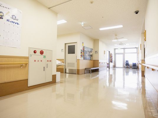 明るい廊下