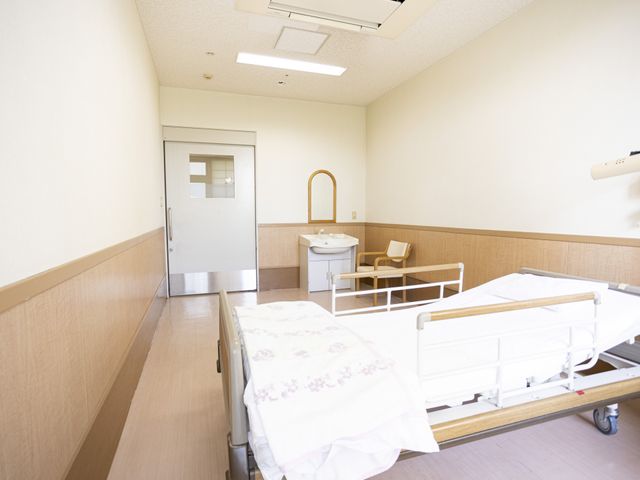 静かな個室の風景