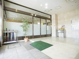 明るいエントランス