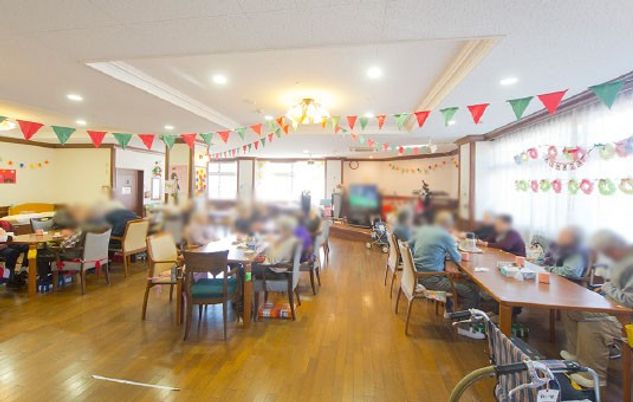 広々とした食堂