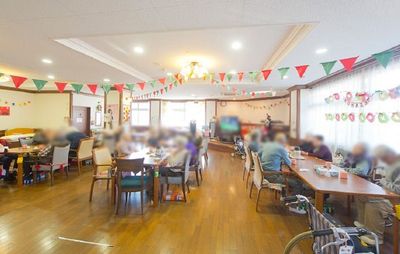 広々とした食堂