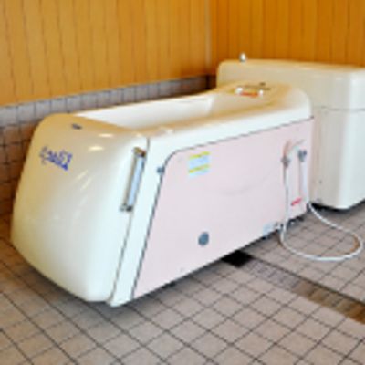 リラックスできる浴室