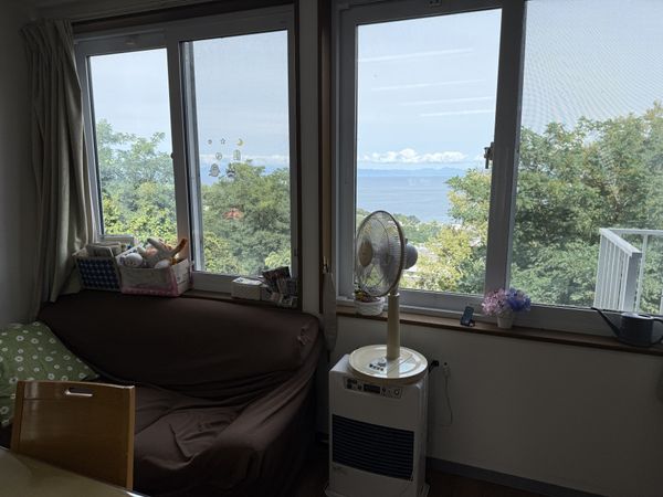 自然を望む居室