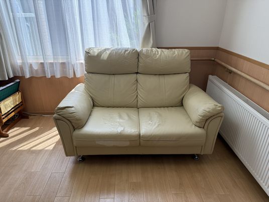 日差しの差し込む休憩室