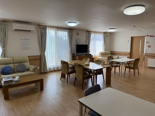 明るいリビング