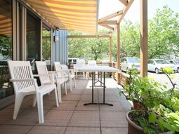 快適なテラスの様子