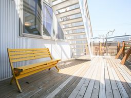 快適なテラスの様子