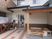 屋根付きエントランスの風景