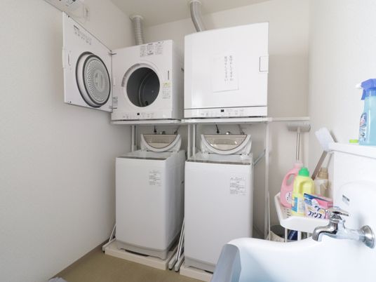 洗濯機と乾燥機の配置
