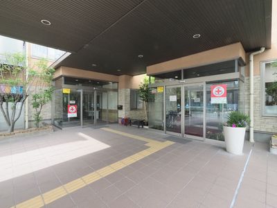 清潔感のあるエントランス