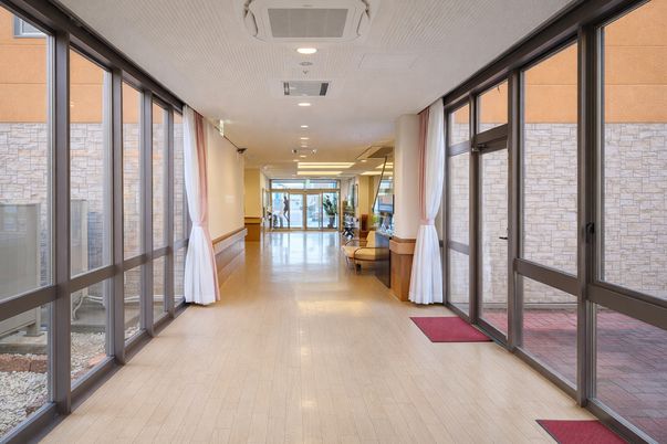 明るい廊下