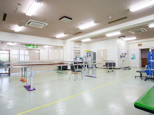 広い機能訓練室  