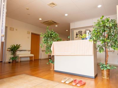ゆったりしたロビー