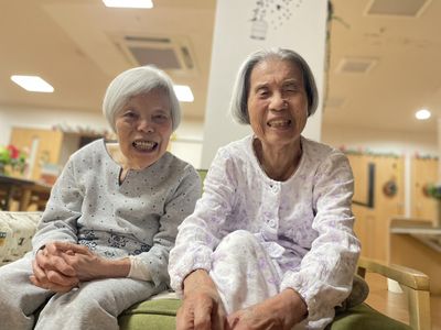 高齢者の優しい表情
