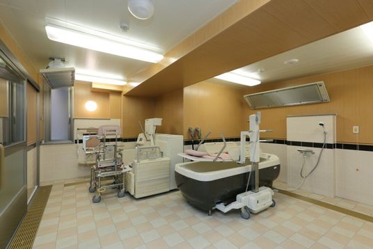 機能的な設備の浴室