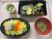 色鮮やかな食事の盛り付け