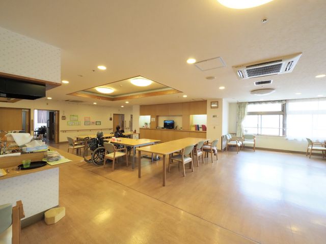 広々とした共用スペース