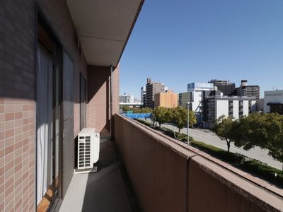 晴天のバルコニー景観