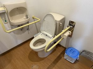 手すりがあるトイレ